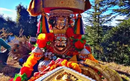 Kamrunag Temple, D.P.F. Kamrunag (Deodar Protected Forest / Kamrunag Wildlife Sanctuary area), near Kamrunag Lake, Rohanda, Mandi, Himachal Pradesh