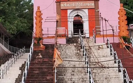 Matsyodari Devi Temple Ambad, Matsyodari Dongar (fish-shaped hill) just outside Ambad town, Ambad, Jalna, Maharashtra