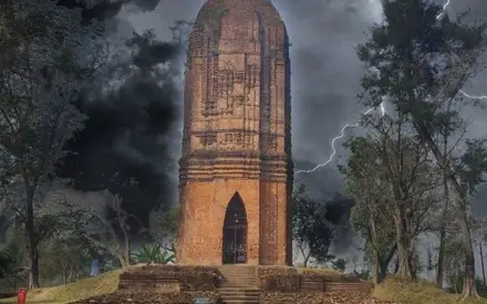 Jatar Deul Temple, Kankan Dighi / Jata (Pashchim Jatardeul), Raidighi, South 24 Parganas, West Bengal