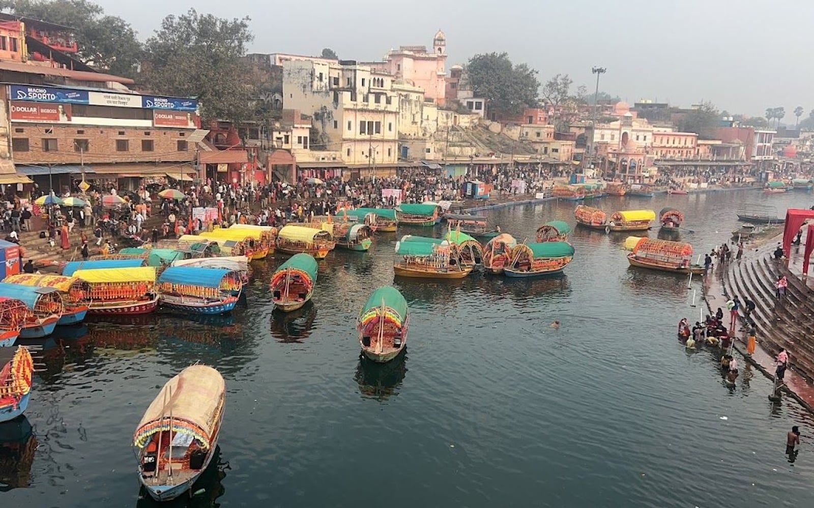 Chitrakoot Ram Ghat Temple, Ram Ghat (on the banks of the Mandakini/Payaswini River), Chitrakoot, Uttar Pradesh