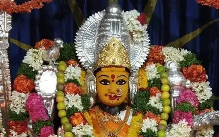 Wargal Saraswathi Temple, Hilltop area, near Kanchi Shanker Mutt branch premises, Wargal, Siddipet, Telangana