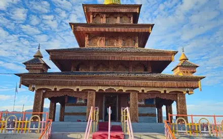 Bhangayani Mata Temple, Ridge / Foothills area of Haripurdhar, Haripurdhar, Sirmaur, Himachal Pradesh