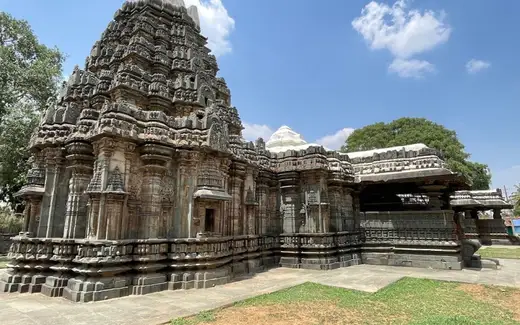 Tarakeshwara Temple Hangal, Central Hangal, near state bus stand, left bank of Dharma River, Hangal, Haveri, Karnataka