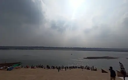 Chandod Malhar Rao Ghat Temple, Malhar Rao Ghat area / Triveni Sangam bank region, Chandod, Vadodara, Gujarat