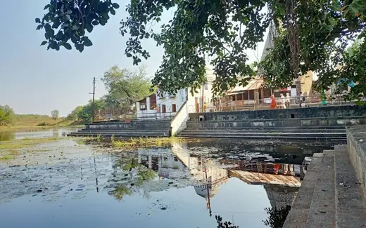 Padmalaya Ganesh Temple, Mukhpat / Padmalaya Temple Reservoir area, Padmalaya, Jalgaon, Maharashtra