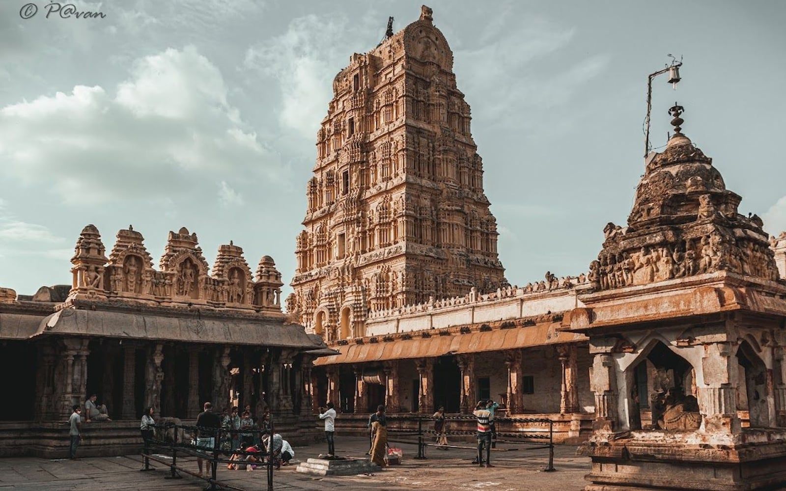 Virupaksha Temple Hampi, Hampi Bazaar, Hampi, Vijayanagara, Karnataka