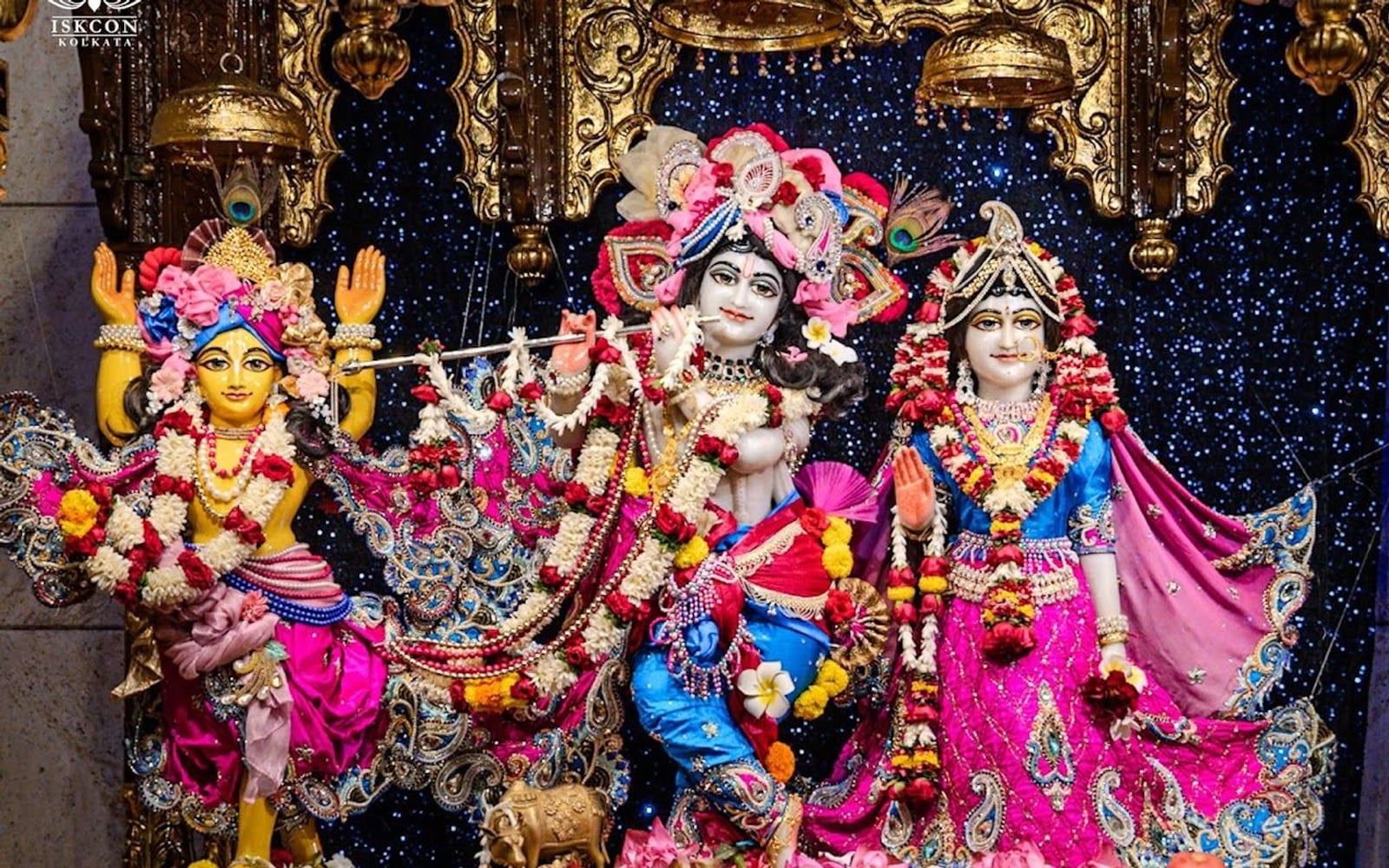 Gopal Bari Radha Govinda Temple, Minto Park / Elgin / Albert Road, Kolkata, West Bengal