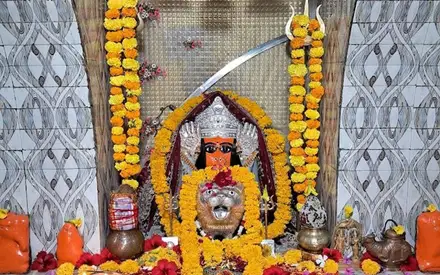 Harsiddhi Mata Temple Miyani, Koyla Dungar (Koyla Hill), near Gandhvi village, Miyani, Porbandar, Gujarat