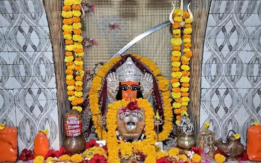 Harsiddhi Mata Temple Miyani, Koyla Dungar (Koyla Hill), near Gandhvi village, Miyani, Porbandar, Gujarat
