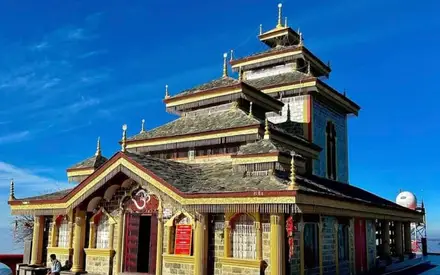 Surkanda Devi Temple, Uniyal Village / Saklana Range / Surkoot hill, Near Dhanaulti / Kanatal, Tehri Garhwal, Uttarakhand