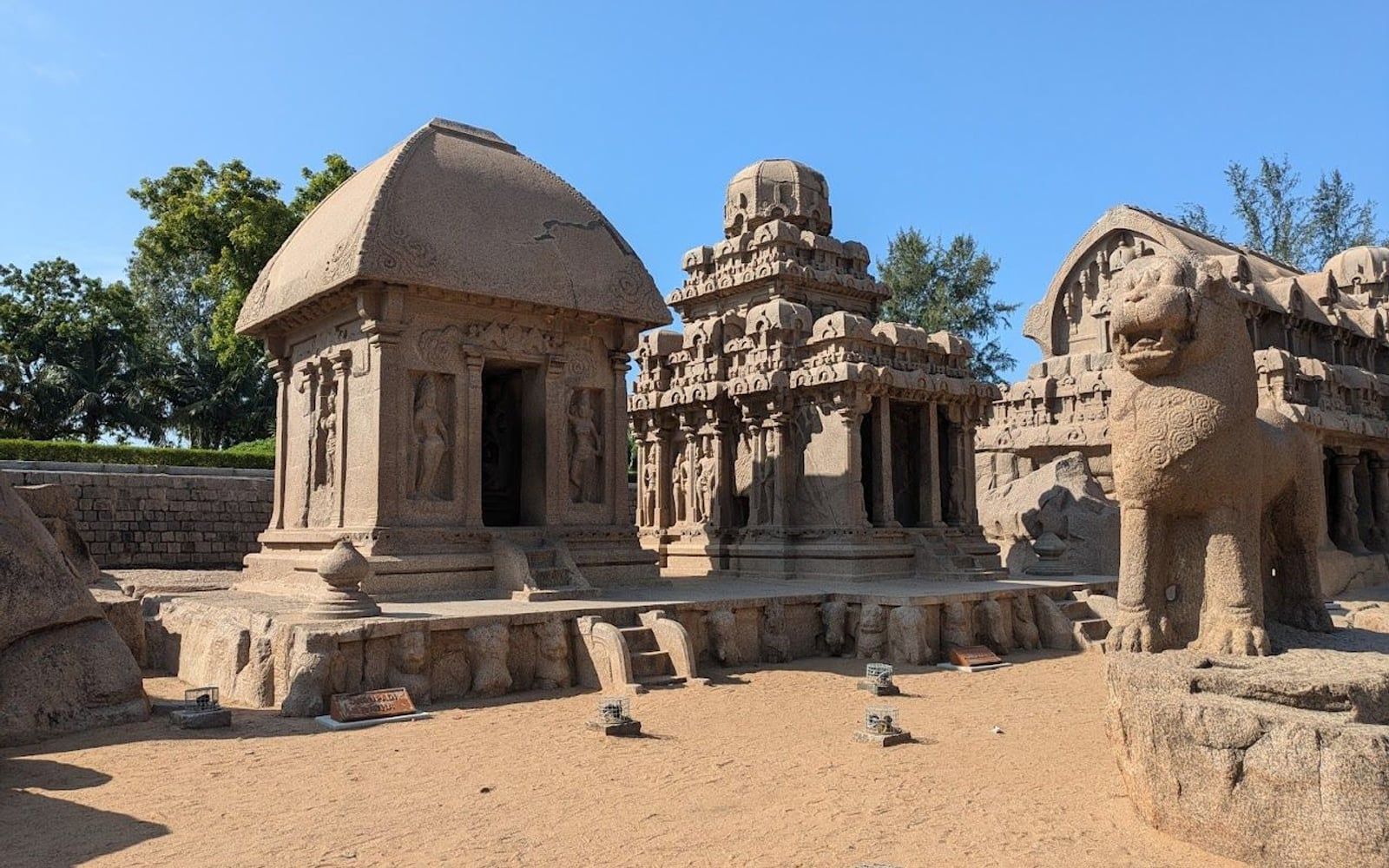 Pancha Rathas Temple, Southern end of Mahabalipuram, Five Rathas Road, Mahabalipuram, Chengalpattu, Tamil Nadu
