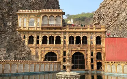 Galtaji Temple (Monkey Temple), Galta Ji, Aravalli Hills, Jaipur, Rajasthan