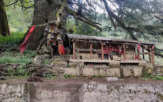 Latu Devta Temple, Dewal Block, hillside in Wan village, Wan Village, Chamoli, Uttarakhand