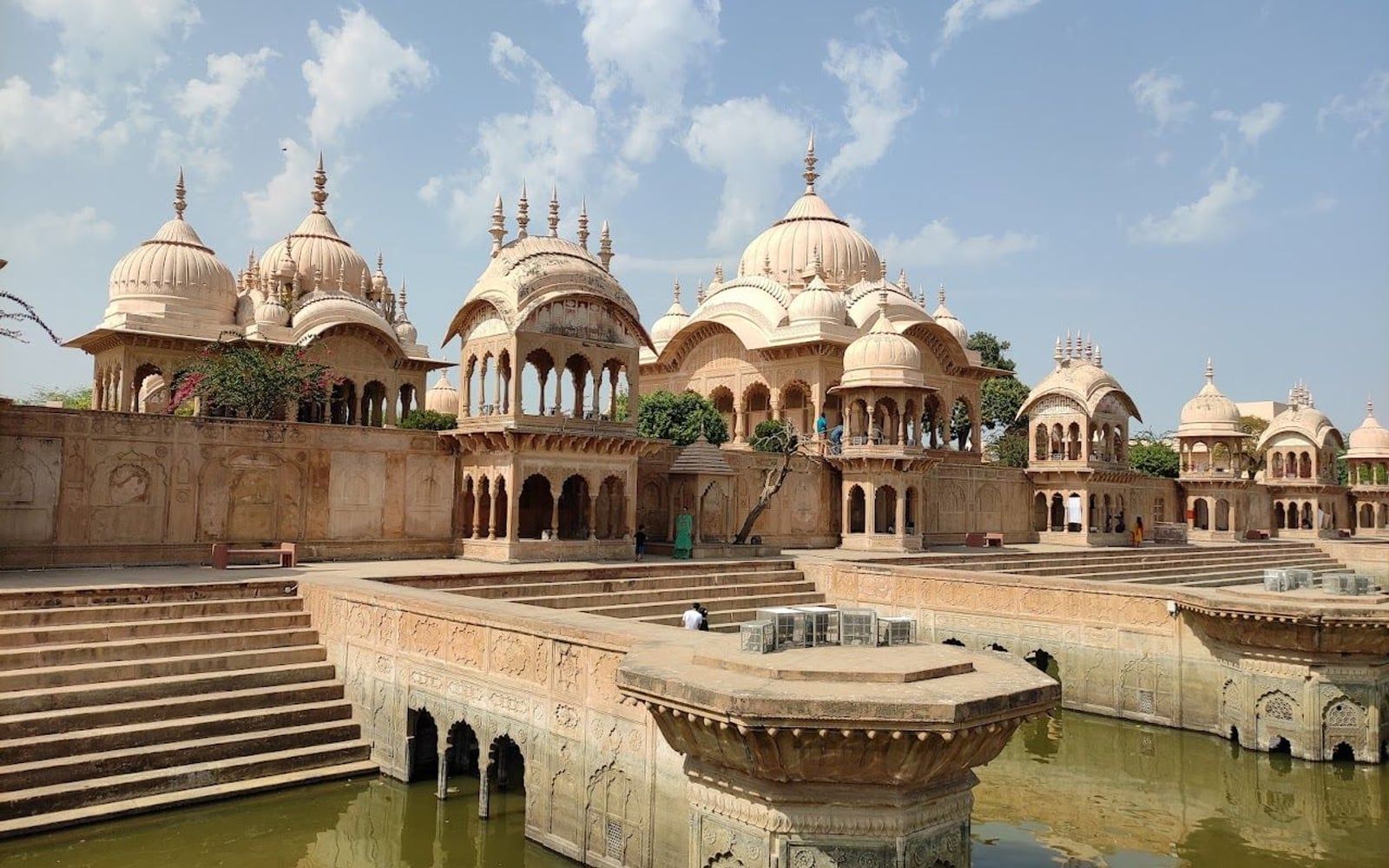 Kusum Sarovar Temple, Govardhan Hill (Giriraj Parvat), between Radha Kund and Manasi Ganga, Govardhan, Mathura, Uttar Pradesh