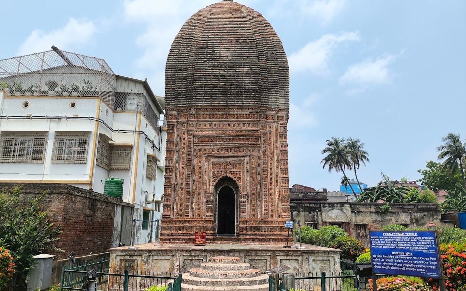 Pratapeswar Temple Kalna, Rajbari Complex, near Shyamrai Para and Ambikeswar Temple area, Kalna, Purba Bardhaman, West Bengal