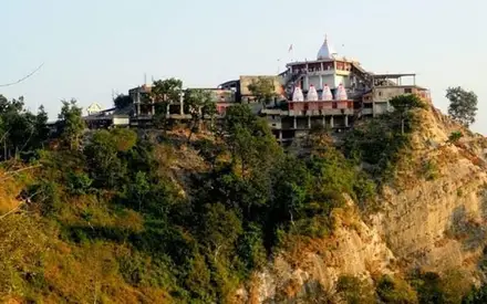 Chandi Devi Temple, Neel Parvat, near Chandi Ghat / Chandi Devi Ropeway base station, Haridwar, Uttarakhand