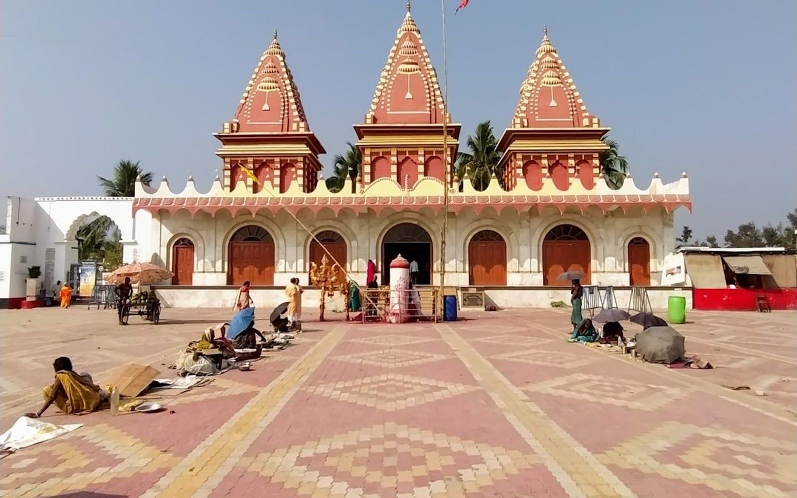 Kapil Muni Temple Gangasagar, South-central part of Sagar Island, near the confluence of the Ganga and Bay of Bengal, Gangasagar, South 24 Parganas, West Bengal