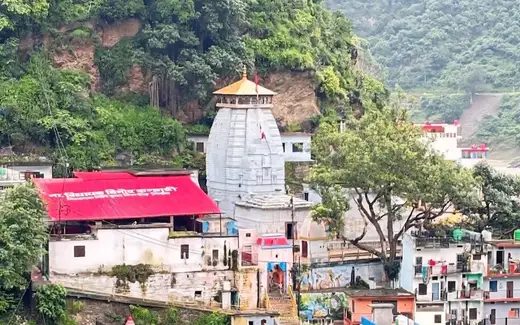 Raghunathji Temple Devprayag, Above Devprayag Sangam, foothills of Giddhanchal Parvat, Devprayag, Tehri Garhwal, Uttarakhand