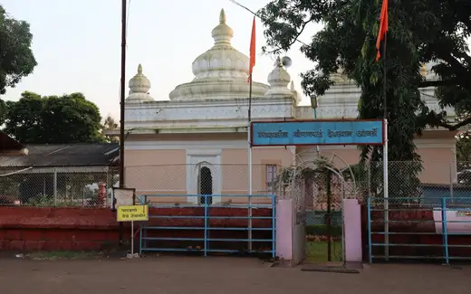 Kadyavarcha Ganpati Temple Anjarle, Hilltop near Anjarle Beach and Anjarle Creek, Anjarle, Ratnagiri, Maharashtra
