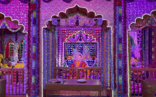 Vyasa Gaddi Temple, Near Chakratirth Marg, about 1 km south of Chakra Tirth, on a high mound under an ancient banyan tree, Naimisharanya, Sitapur, Uttar Pradesh