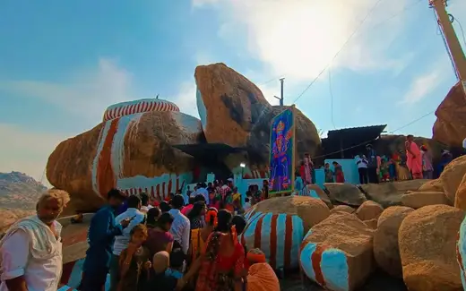 Sri Lakshminarasimha Swami Temple Antargami, Valigonda Mandal, Matsyagiri Hill, Venkatapuram, Nalgonda, Andhra Pradesh